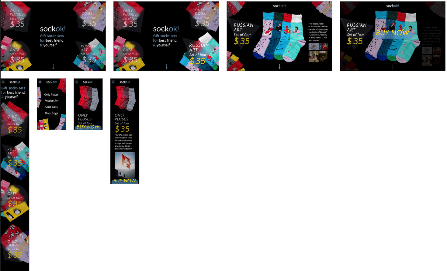 My Socks shop Artur Netsvetaev UI Designer & Product Manager: websites, apps, prototypes and interface design Screenshot 2021 01 18 at 04.57.56