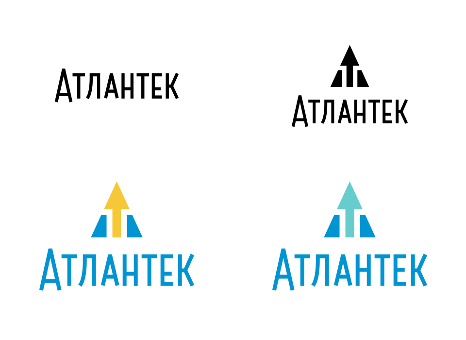 Логотип «Атлантека» Artur Netsvetaev UI Designer & Product Manager: websites, apps, prototypes and interface design logo